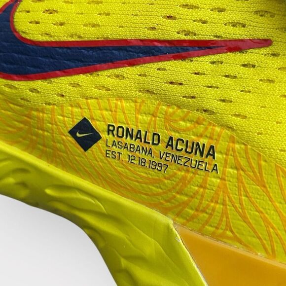 Nike Alpha Huarache Elite 4 Mid Baseball Cleats Acuna FZ3466-700 Mens size 12.5 - Picture 8 of 12